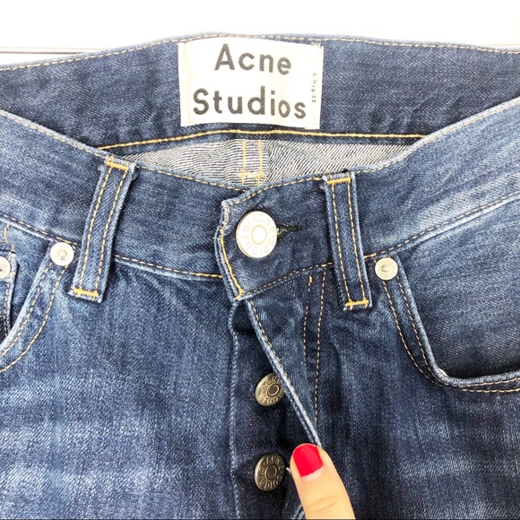 Acne studios button fly denim jeans - Picture 2 of 4